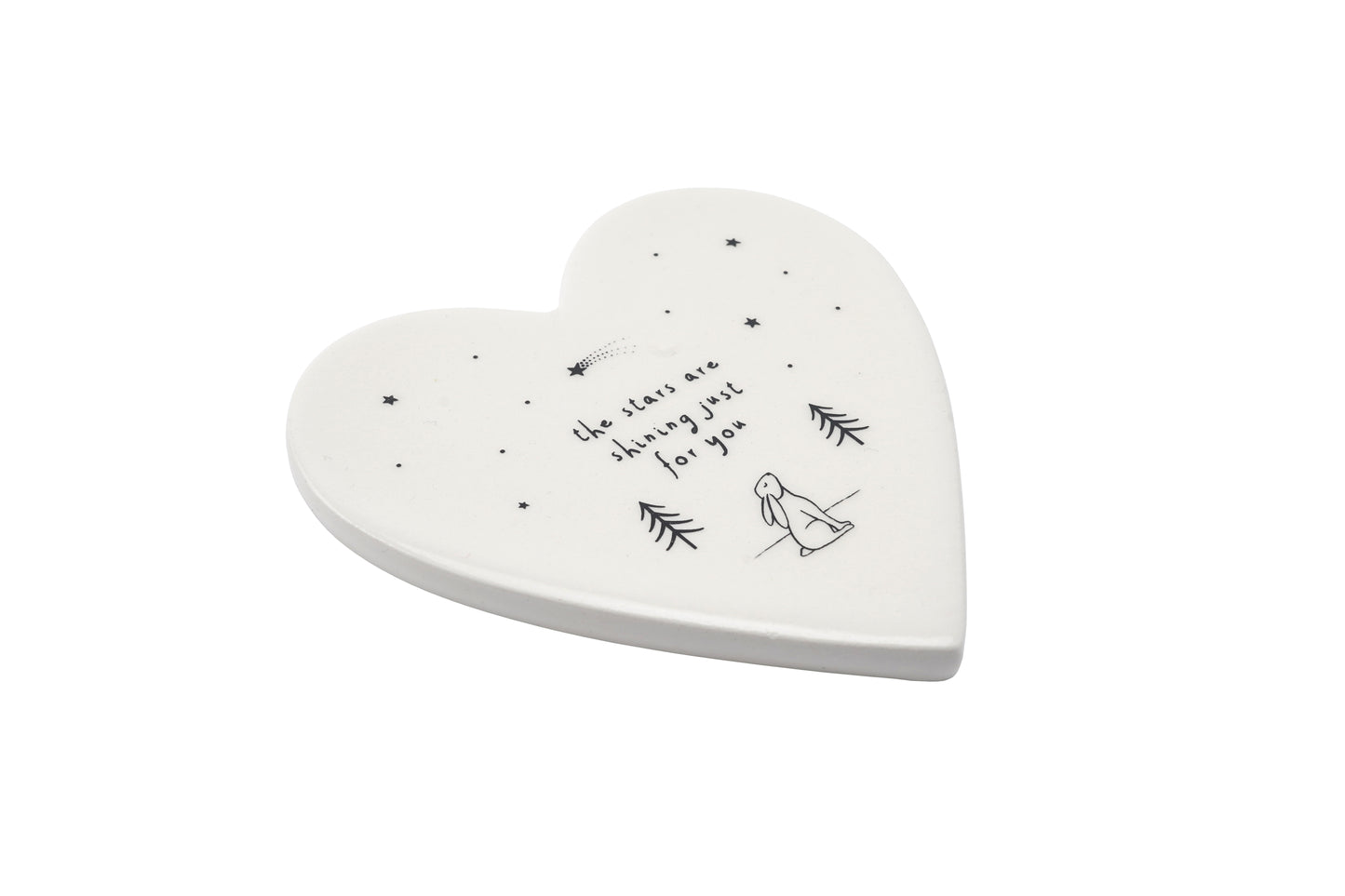 Send With Love 'Stars Are Shining' Heart Coaster