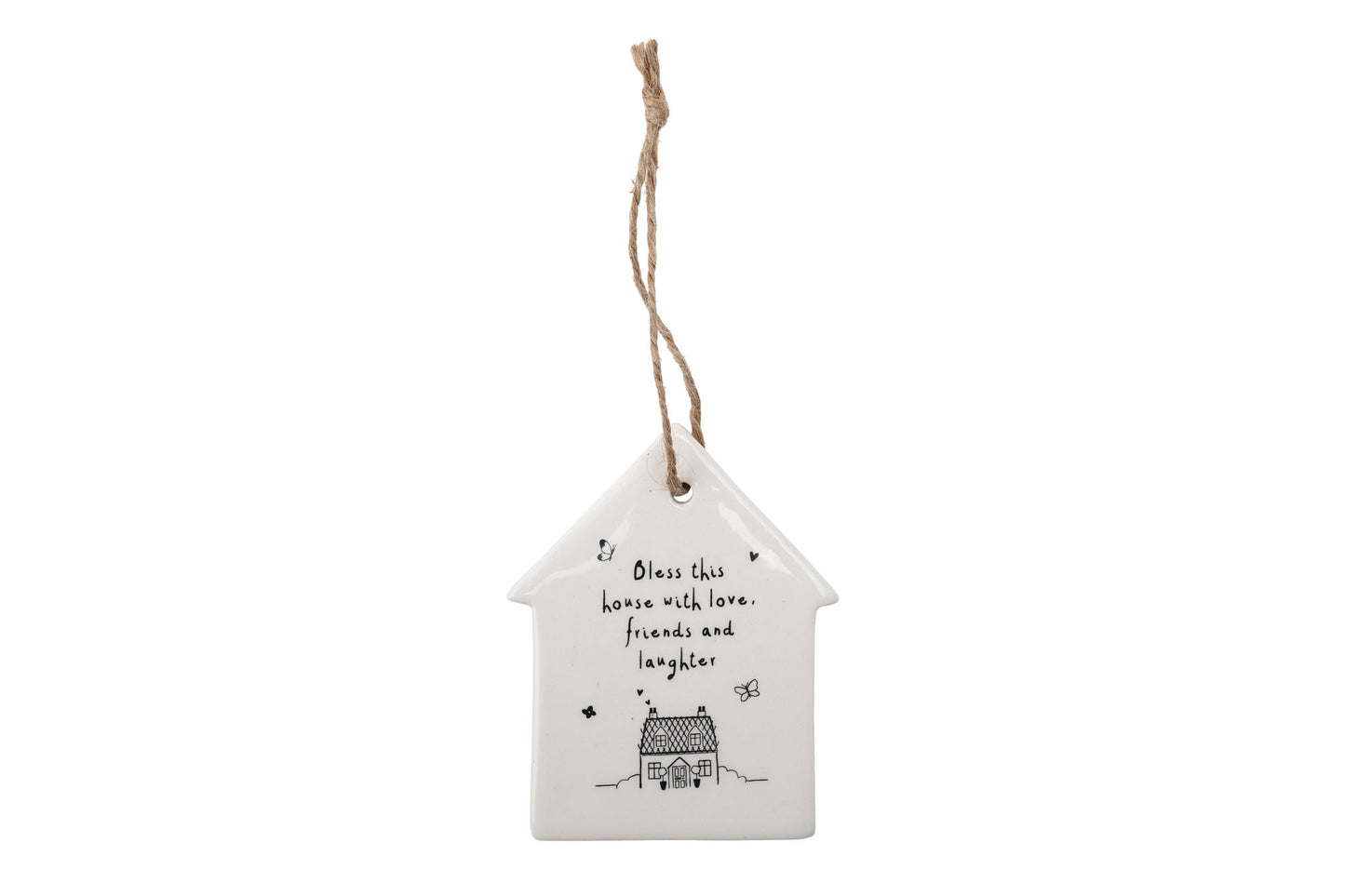 Send With Love Bless This House Ceramic Hanger