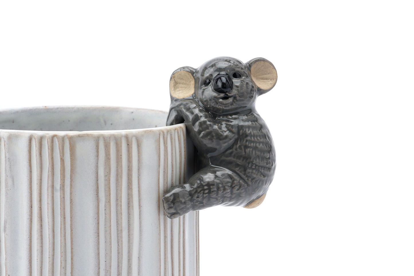 Grey Ceramic Koala Planter Hanger