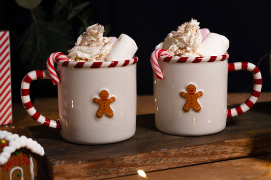 Christmas Gingerbread Man Stoneware Mug