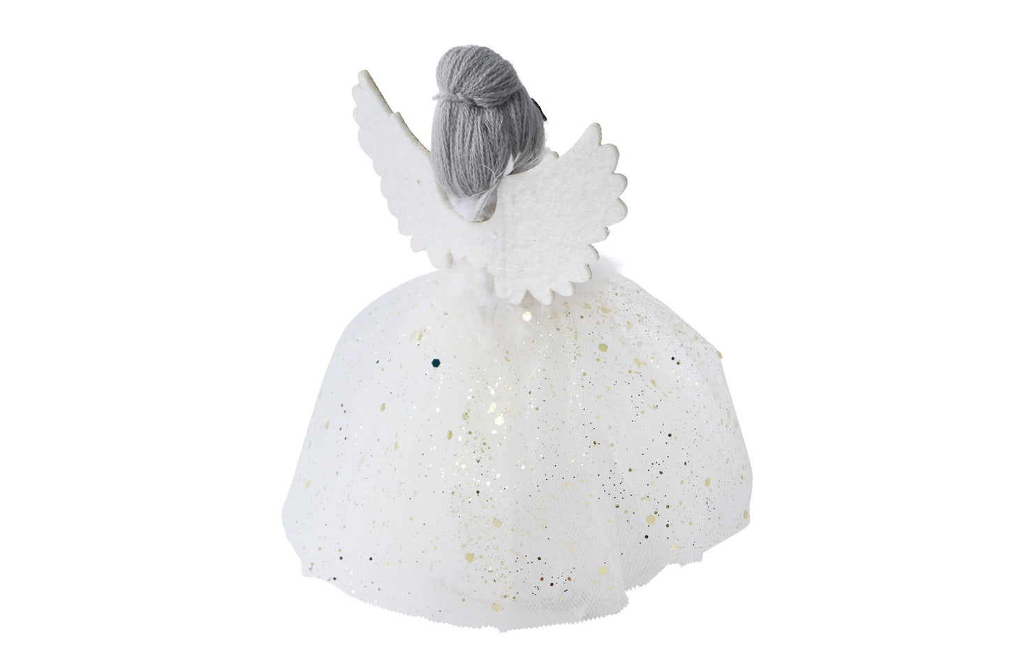 Gold Light Up Fairy Godmother Tree Topper | Battery Powered | Size: 16.5cm | Christmas | Gift For Home