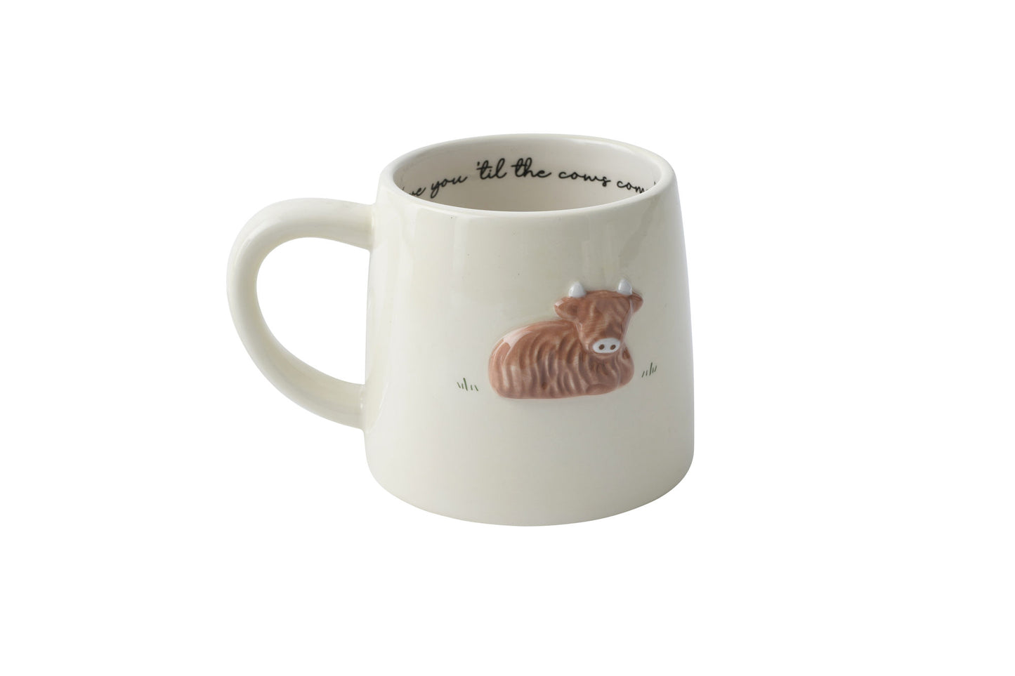 Highland Cow Stoneware Mug | Bramble Farm Gift Boxed Cup