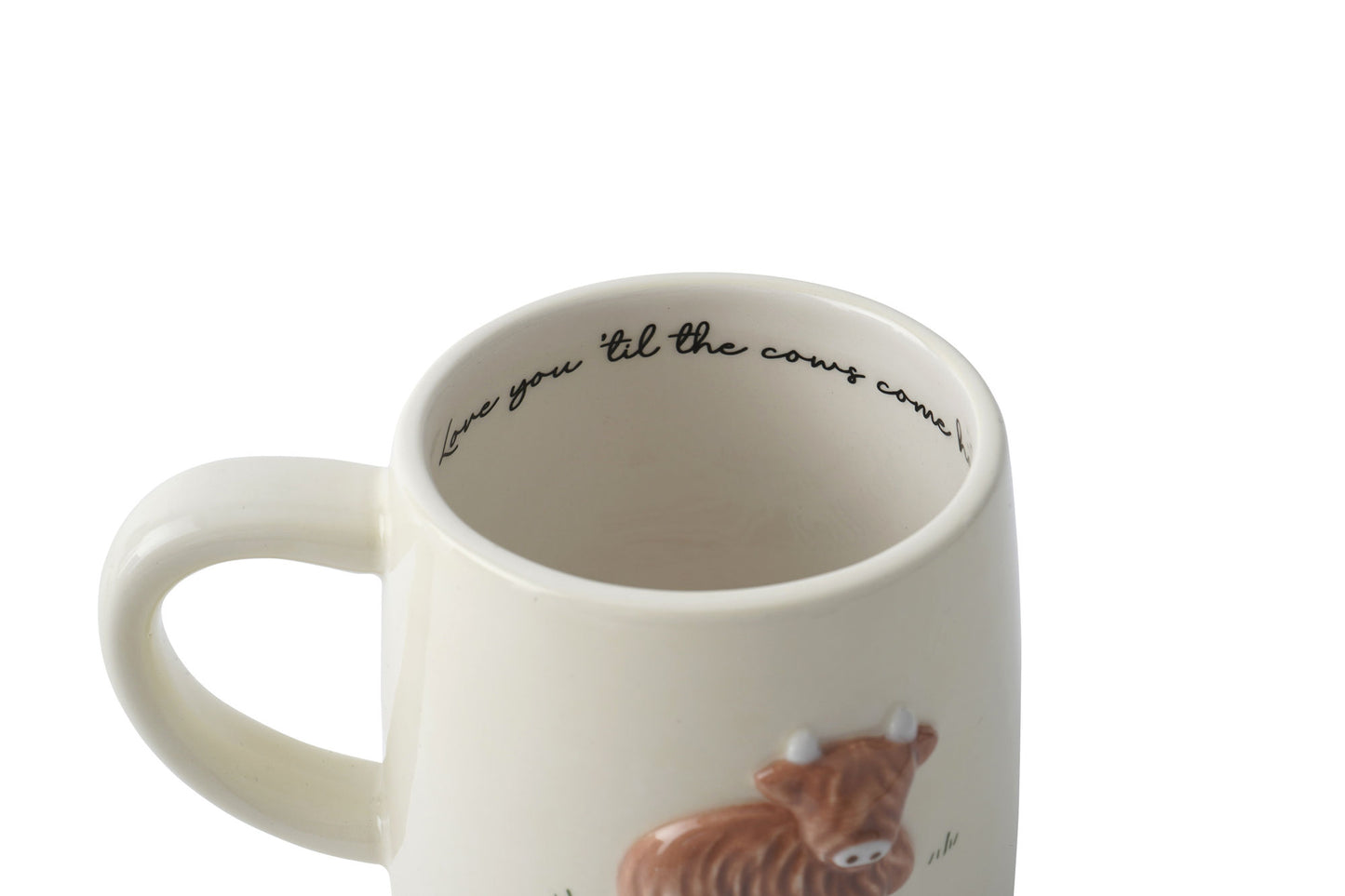 Highland Cow Stoneware Mug | Bramble Farm Gift Boxed Cup