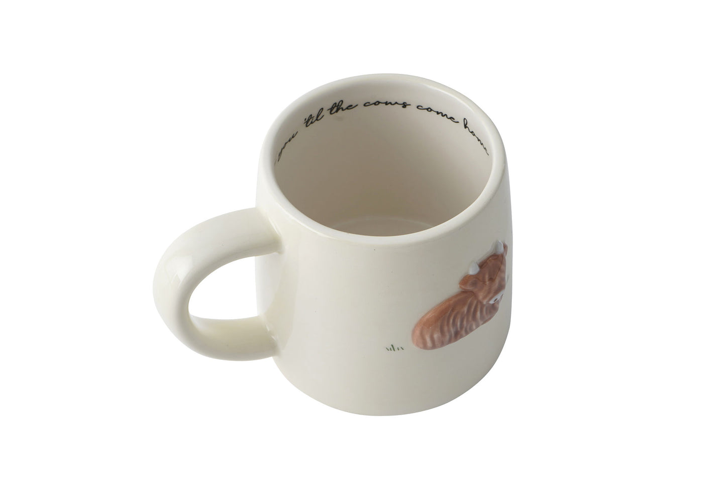 Highland Cow Stoneware Mug | Bramble Farm Gift Boxed Cup