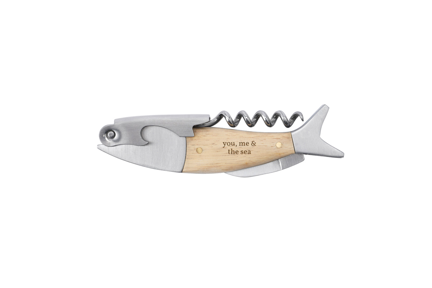 'You, Me & The Sea' Fish Bottle Opener