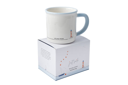 Just Smile 'Sail Away With Me' Stoneware Mug