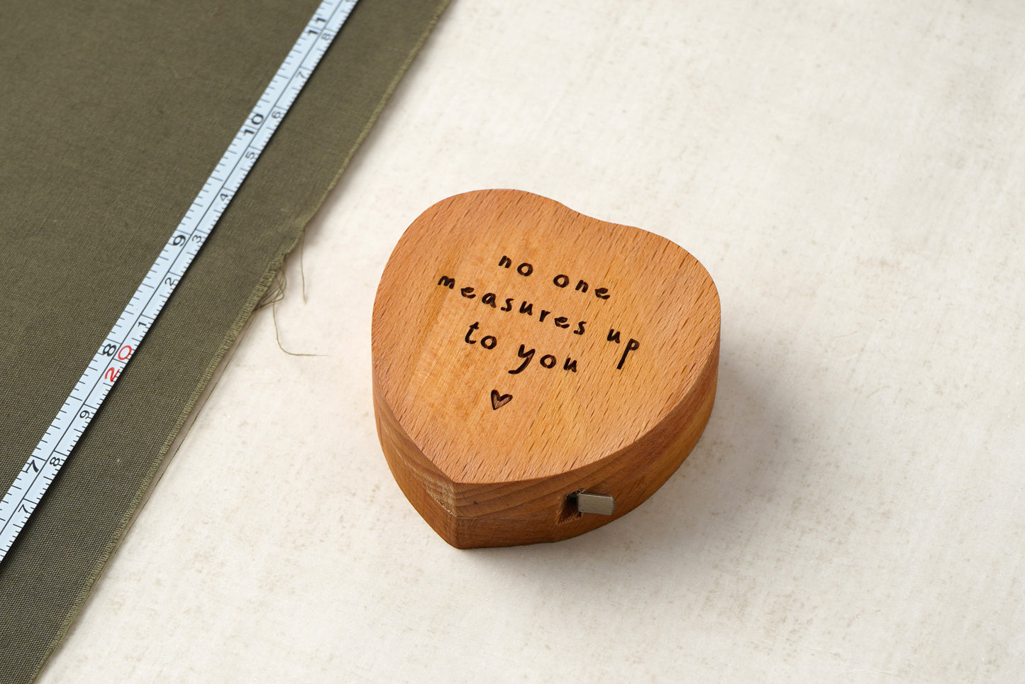 Send With Love 'No One...' Heart Tape Measure