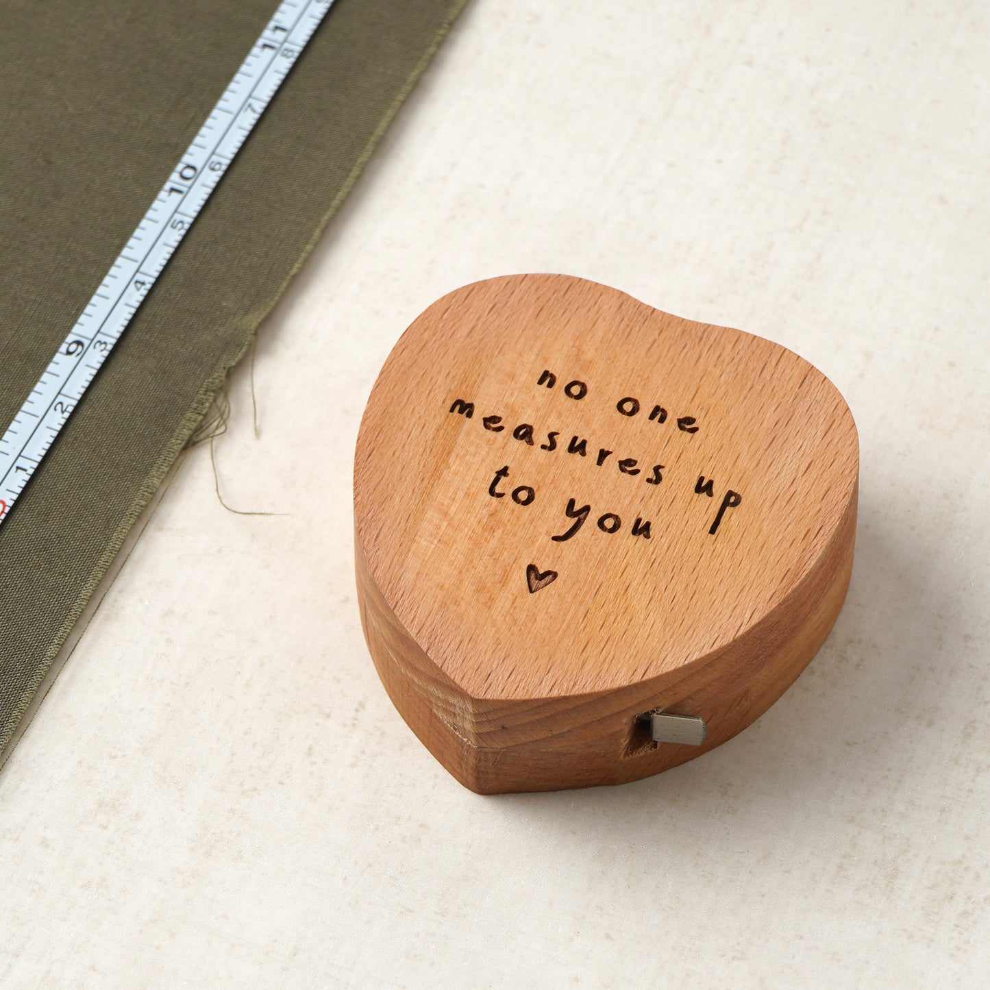 Send With Love 'No One...' Heart Tape Measure