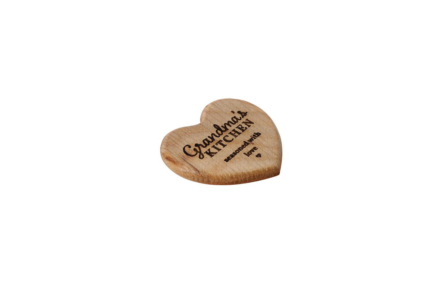 Loft 'Grandma's Kitchen' Oak Heart Magnet