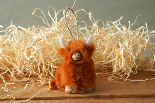 Bramble Farm Highland Cow Hanging Decoration