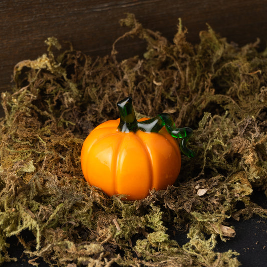 Artisan Glass Pumpkin