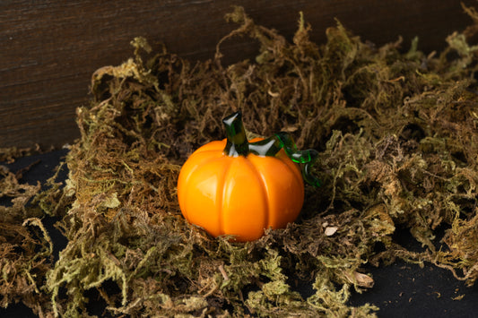 Artisan Glass Pumpkin