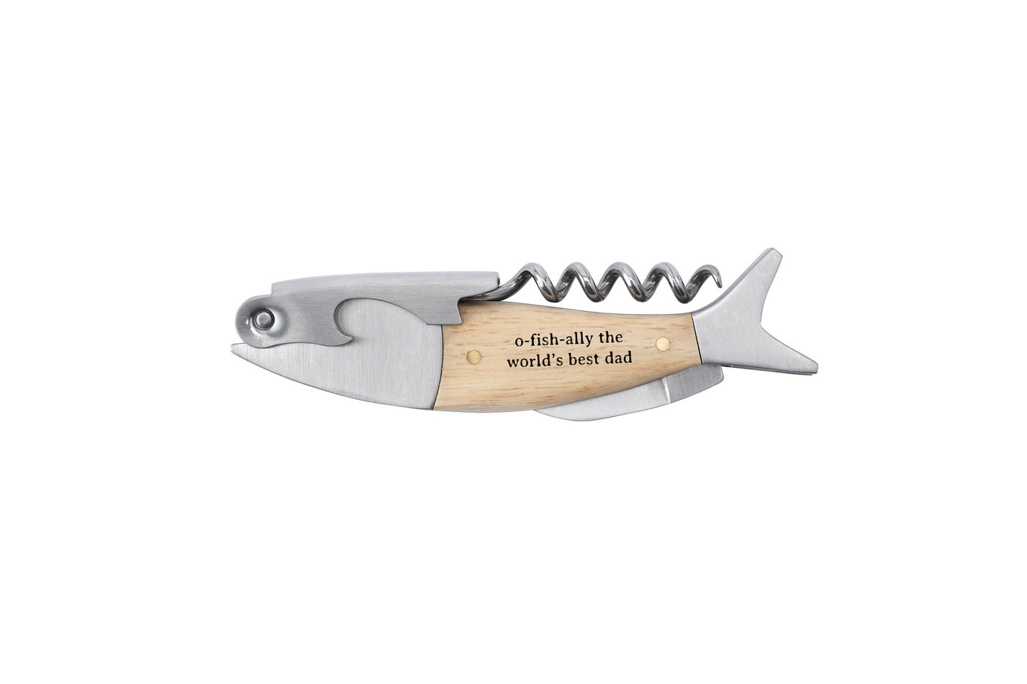 Loft 'World's Best Dad' Fish Bottle Opener