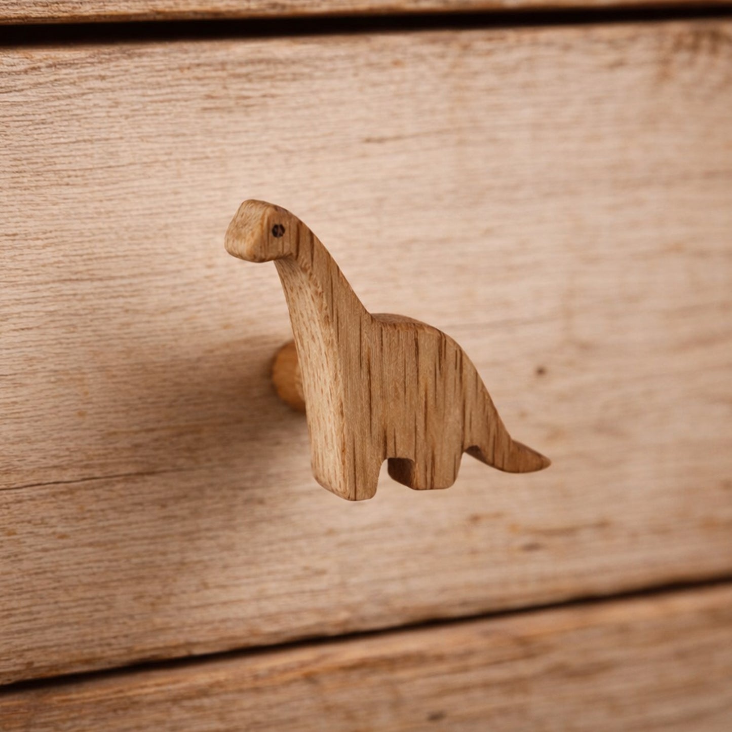 Oak Dinosaur Drawer Pull | Upcycle | Nursery | Dinosaur