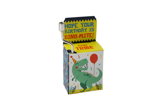 Little Tribe 'Dino-Mite' Birthday Music Box