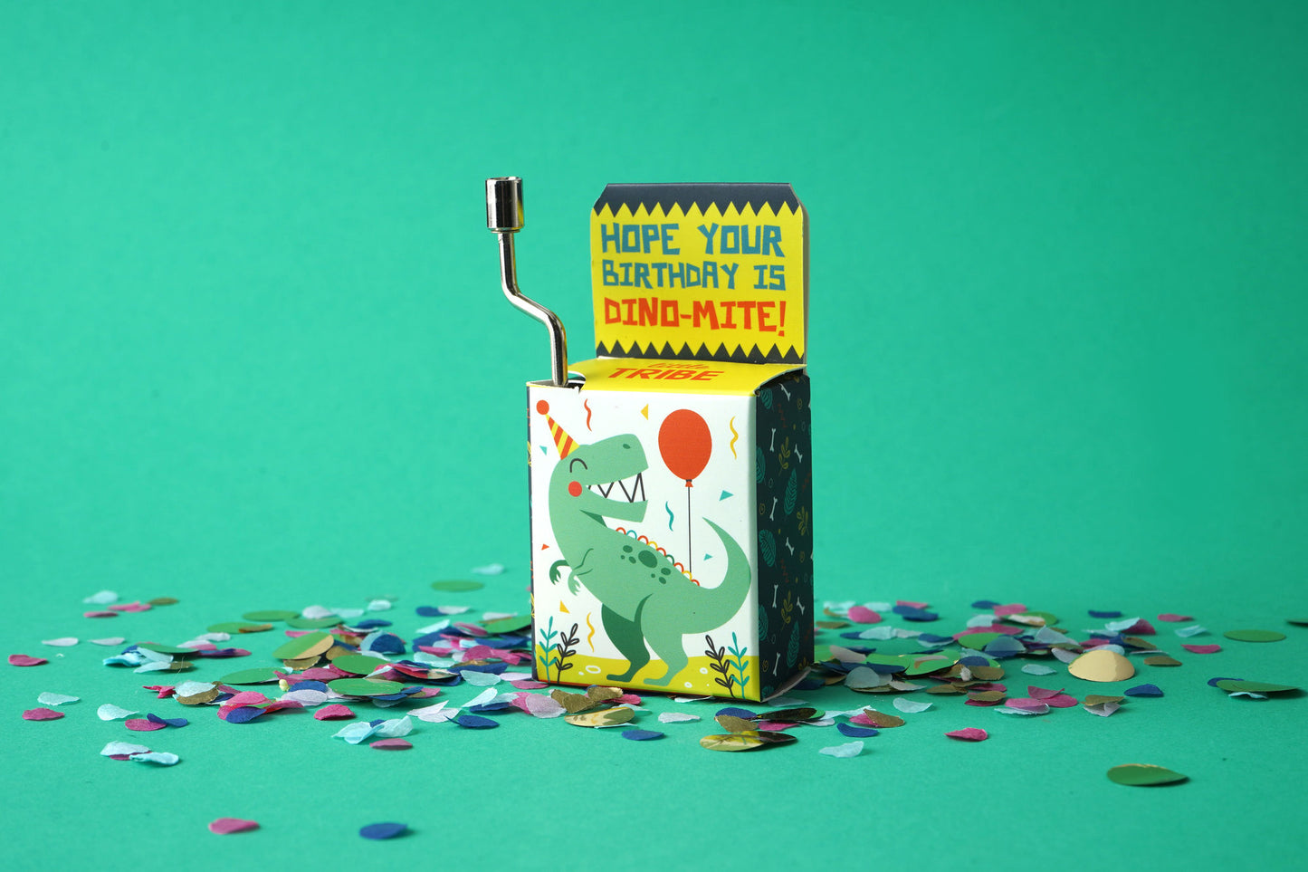 Little Tribe 'Dino-Mite' Birthday Music Box