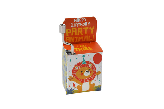 Little Tribe 'Party Animal' Birthday Music Box