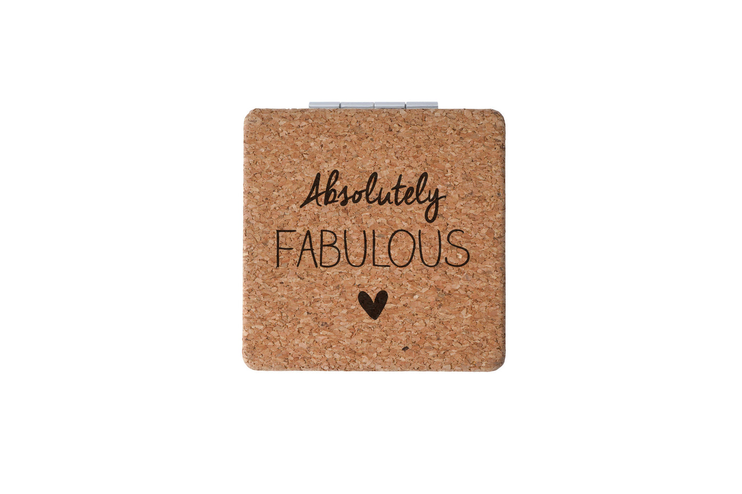 'Absolutely Fabulous' Cork Compact Mirror