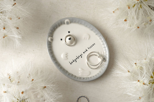 Send With Love Hedgehog Ring Dish