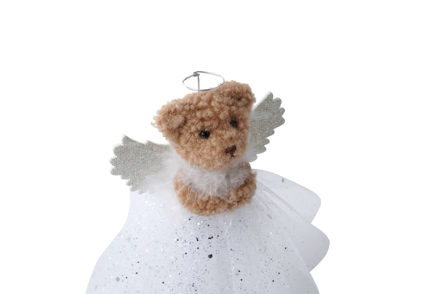 Little Bear Co. Silver Teddy Bear Tree Topper