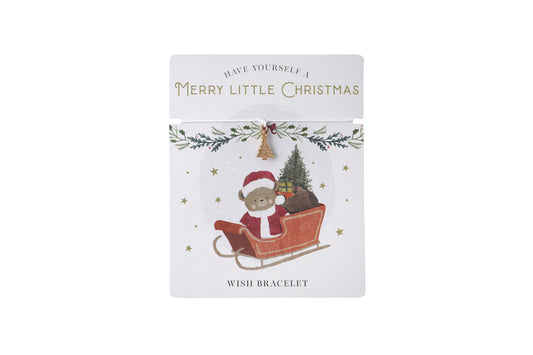 Little Bear Co. Christmas Tree Wish Bracelet