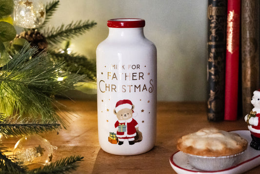 Little Bear Co. 'Milk For...' Ceramic Milk Bottle