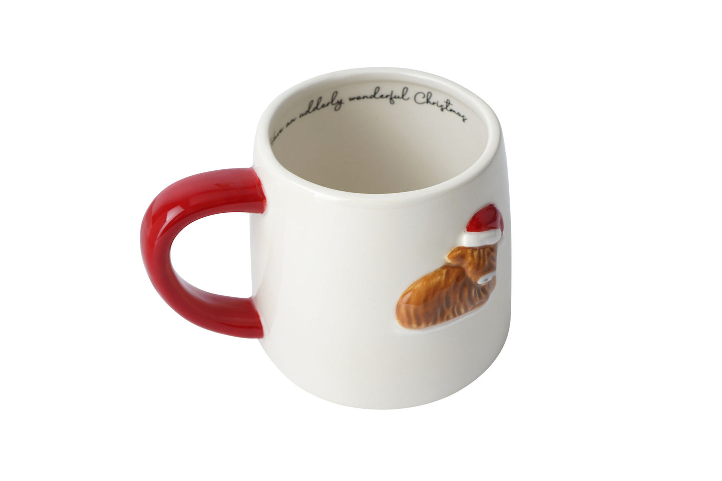 Bramble Farm Highland Cow Design Stoneware Mug | Gift Boxed | Artisan Coffee & Tea Cup | Rustic Farmhouse Design | Ideal Gift