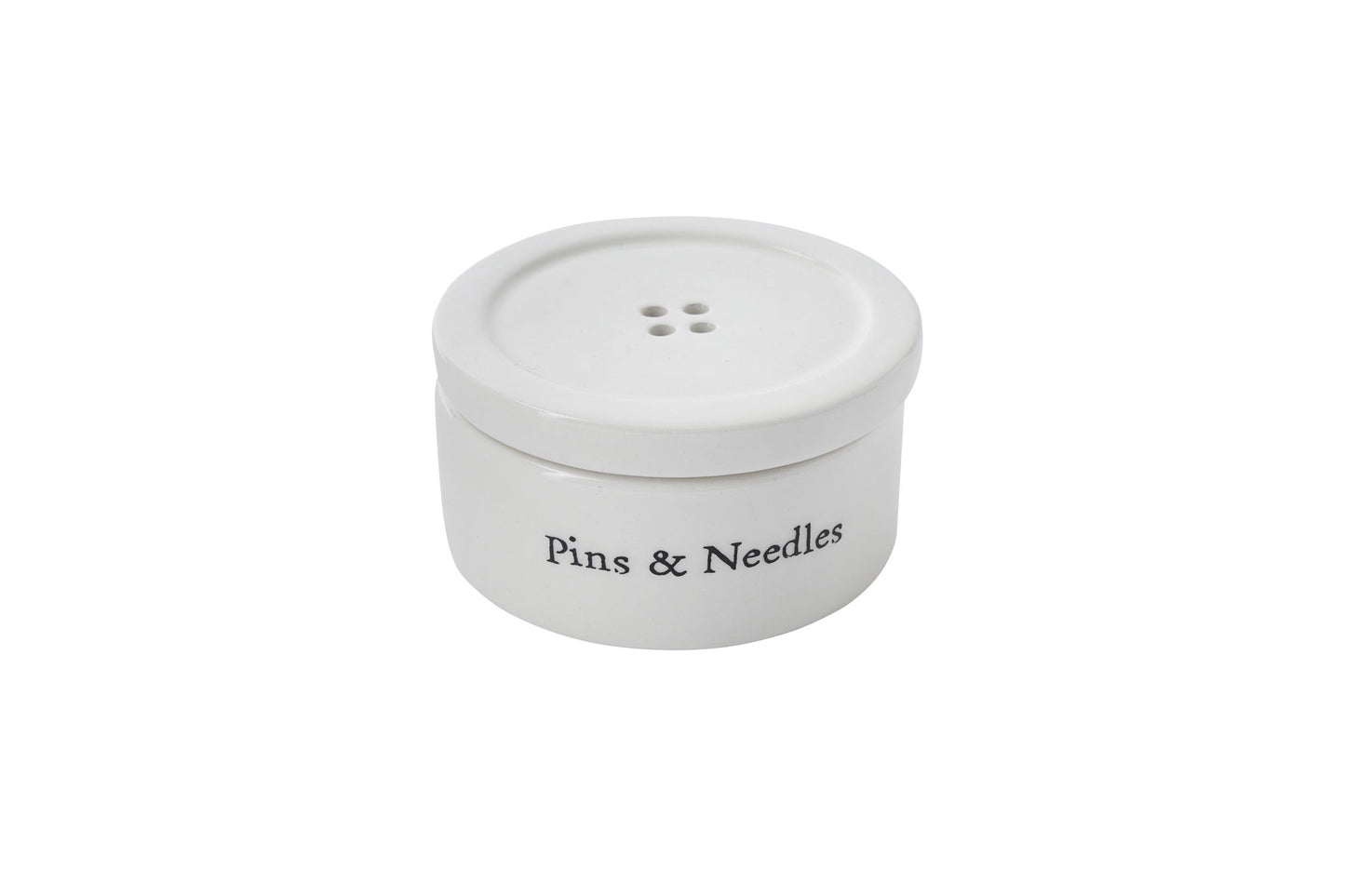 Send With Love 'Pins and Needles' Button Trinket Pot | Sewing | Gift Boxed