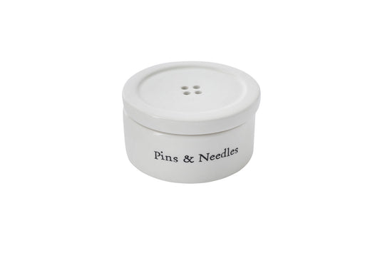 Send With Love 'Pins and Needles' Button Trinket Pot | Sewing | Gift Boxed
