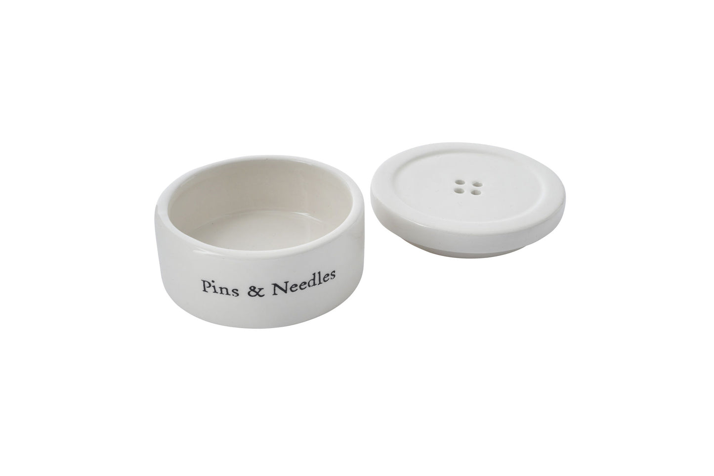 Send With Love 'Pins and Needles' Button Trinket Pot | Sewing | Gift Boxed