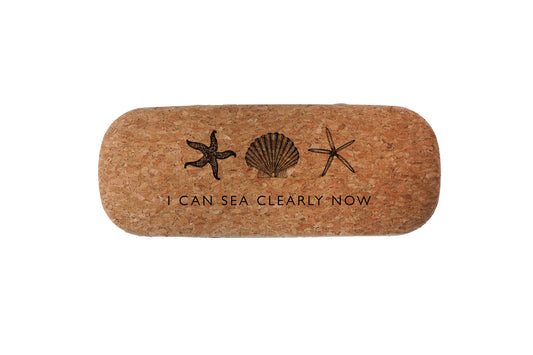 'I Can Sea Clearly Now' Cork Glasses Case