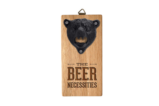 'Beer Necessities' Wall Mounted Bear Bottle Opener