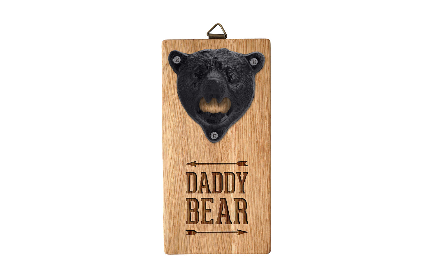 'Daddy Bear' Wall Mounted Bear Bottle Opener