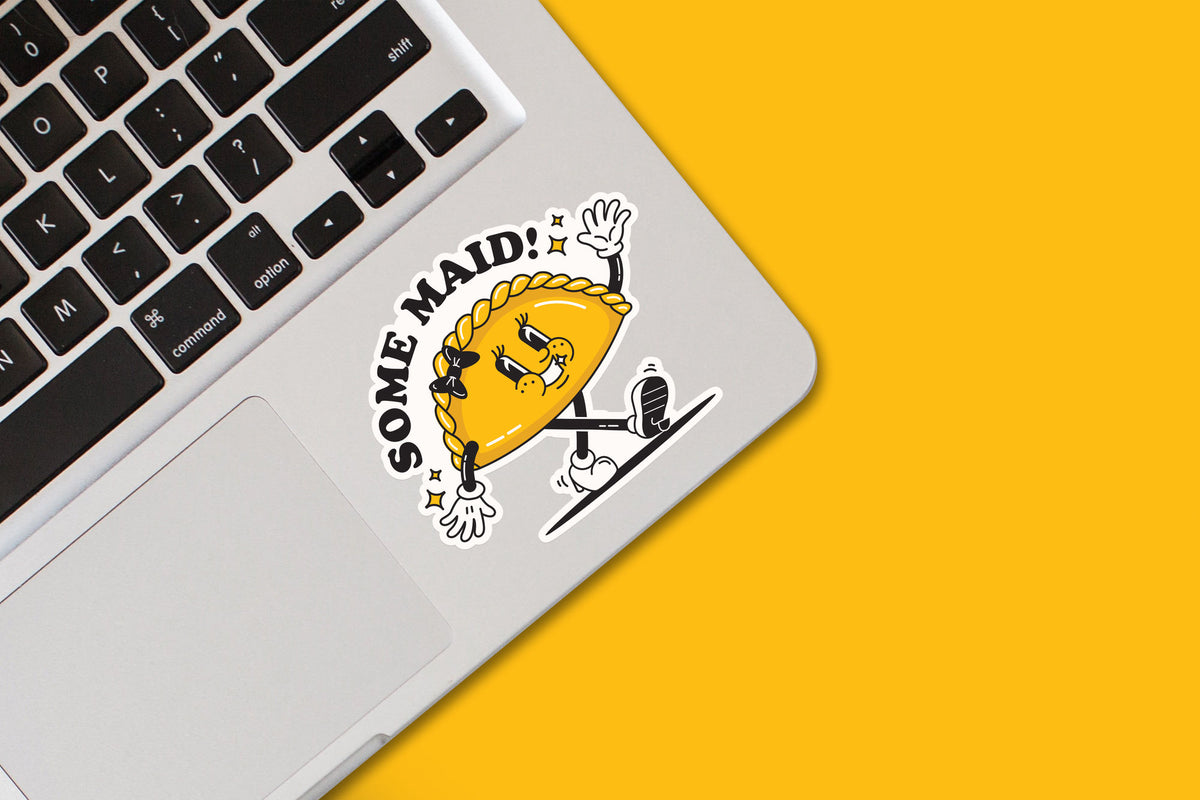 Patsy Jones Helmet Sticker Pack of 3 | Patsy The Pasty 'Some Maid' Sticker | Novelty Sticker | La ...