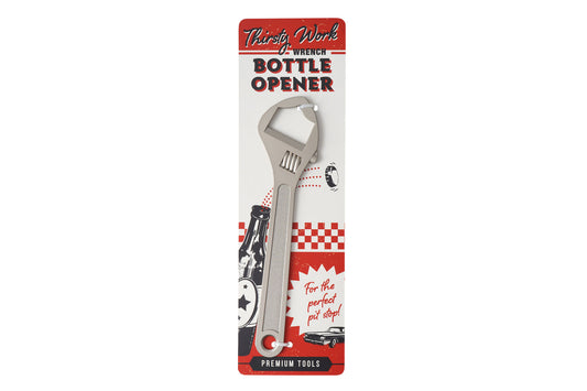 Loft Wrench Bottle Opener On Backing Card | Father's Day | Birthday | Novelty | Bar Accessory