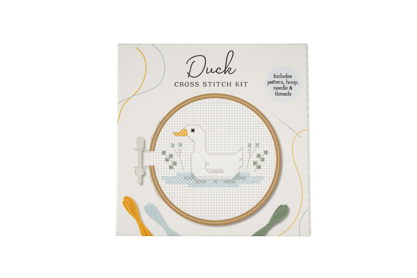 Bramble Farm Duck Mini Cross Stitch Kit | Craft | Sewing | Embroidery