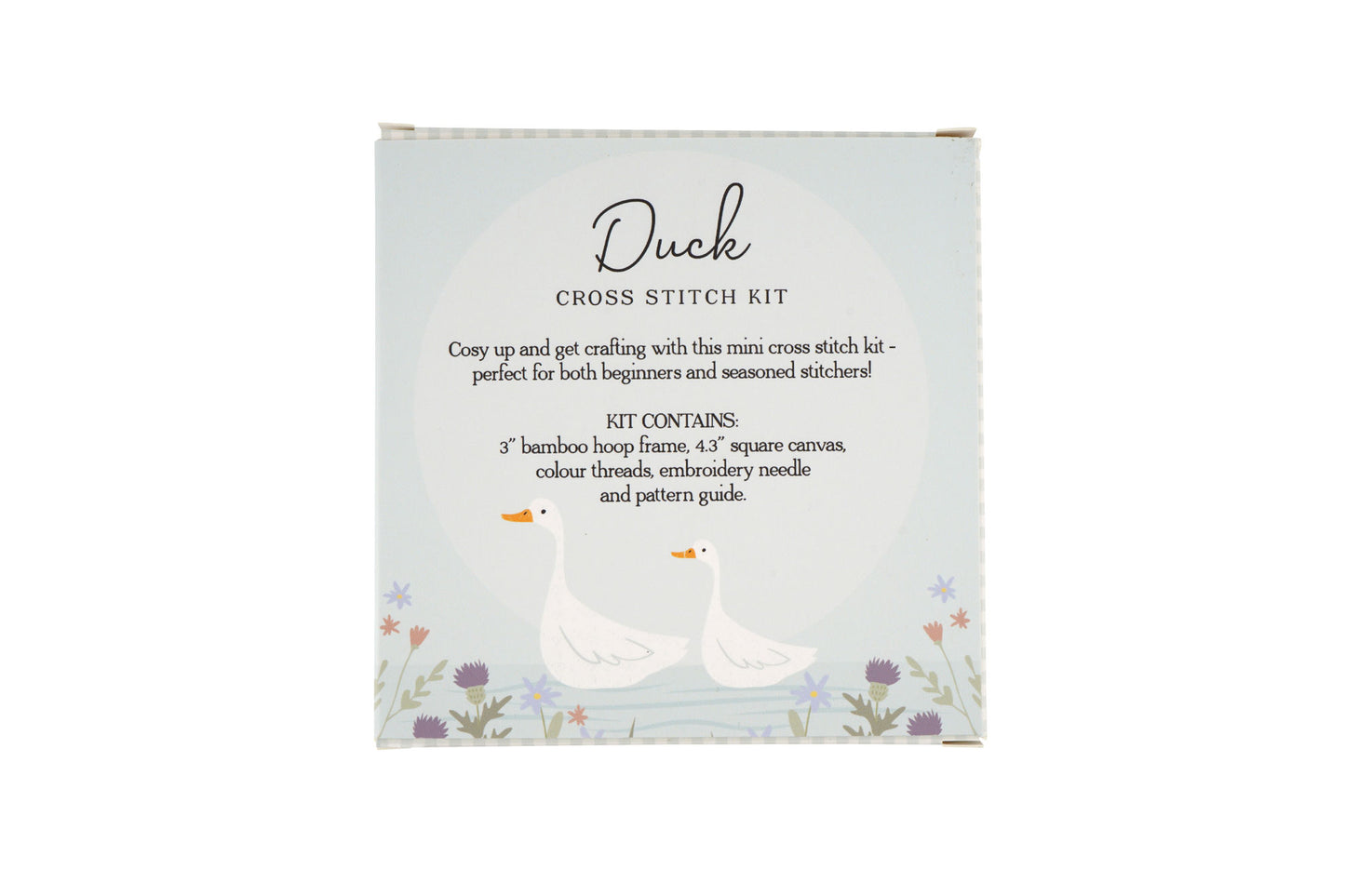 Bramble Farm Duck Mini Cross Stitch Kit | Craft | Sewing | Embroidery