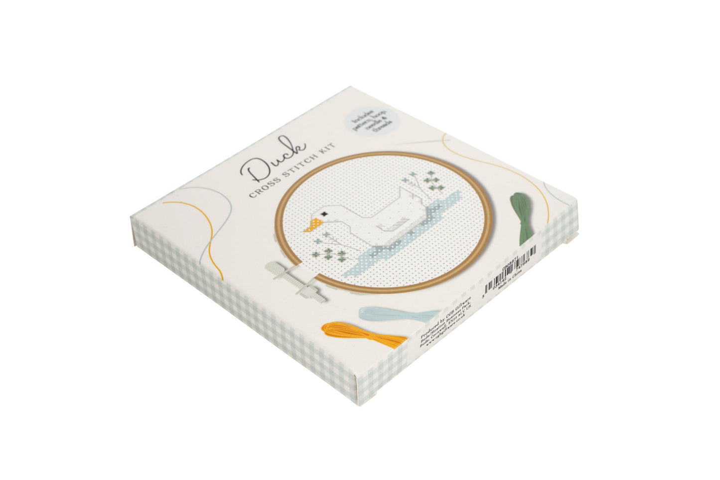Bramble Farm Duck Mini Cross Stitch Kit | Craft | Sewing | Embroidery