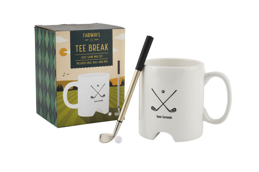 Golf Game Mug 'Tee Break' In Gift Box | Golf Gift | Office Gift | Novelty Mug | Golf Enthusiast