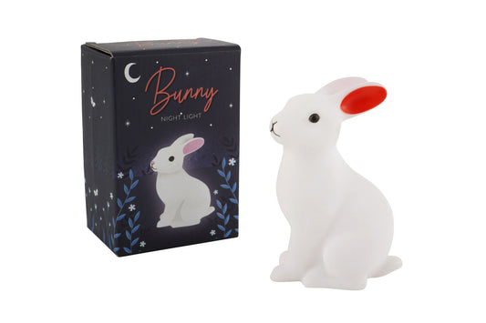Bunny Rabbit Night Light In Gift Box | Nursery Accessory | Kids Night Light | Home Decor