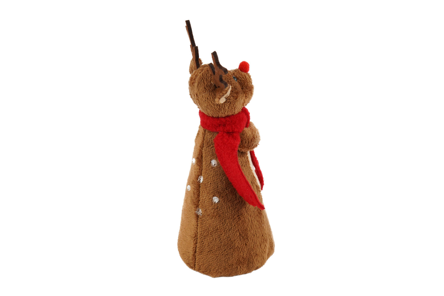 Christmas Reindeer Tree Topper | Festive Plush Decoration