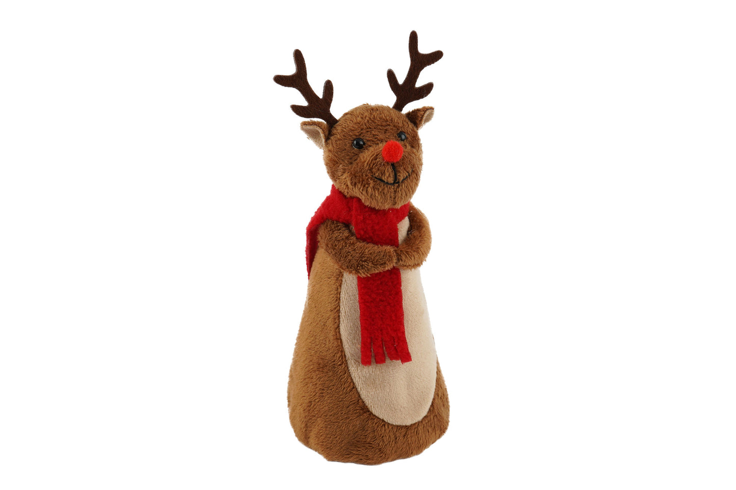 Christmas Reindeer Tree Topper | Festive Plush Decoration