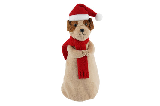 Dog Christmas Tree Topper | 'Santa Paws' Festive Decor