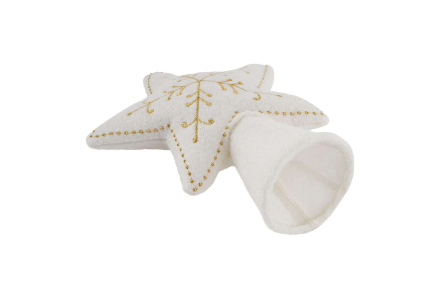 Christmas Felt Gold Star Tree Topper | Festive Decor | Christmas Decoration | Seasonal