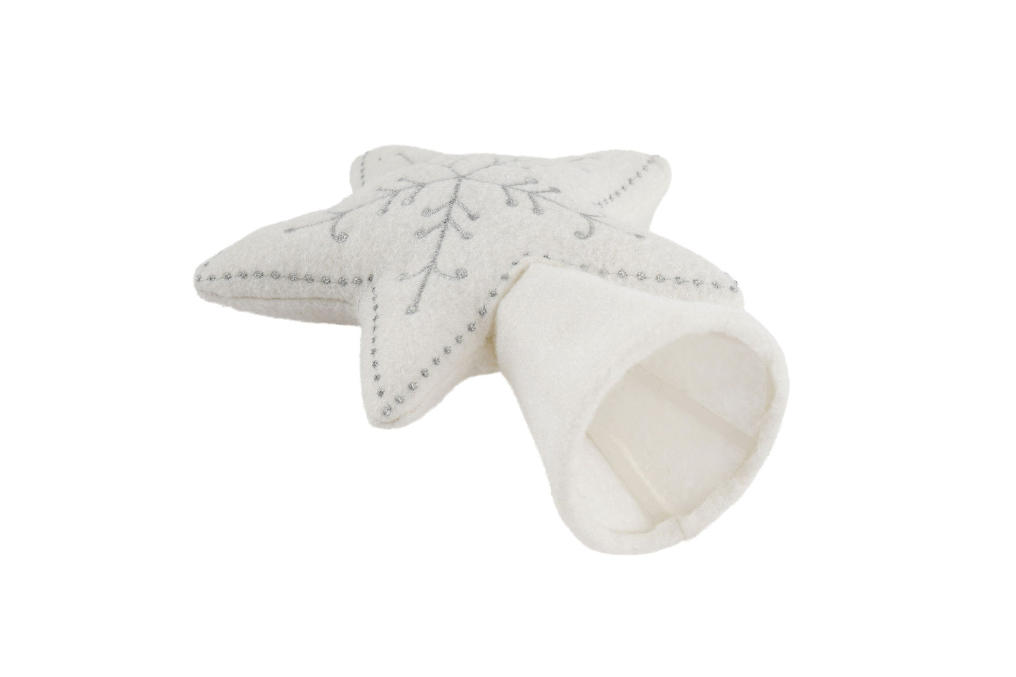 Christmas Felt Silver Star Tree Topper  | Festive Decor | Christmas Decoration | Seasonal