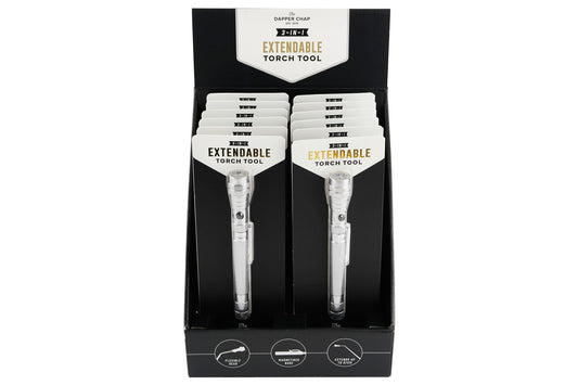 Dapper Chap Extendable Torch Tool | Handy Tool | Portable | Fathers Day | DIY