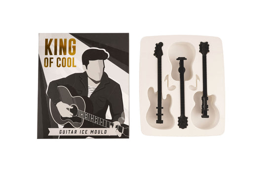 Dapper Chap Set Of 3 Guitar Ice Moulds | In Gift Box | Barware | Gift Boxed | Drink Accessory