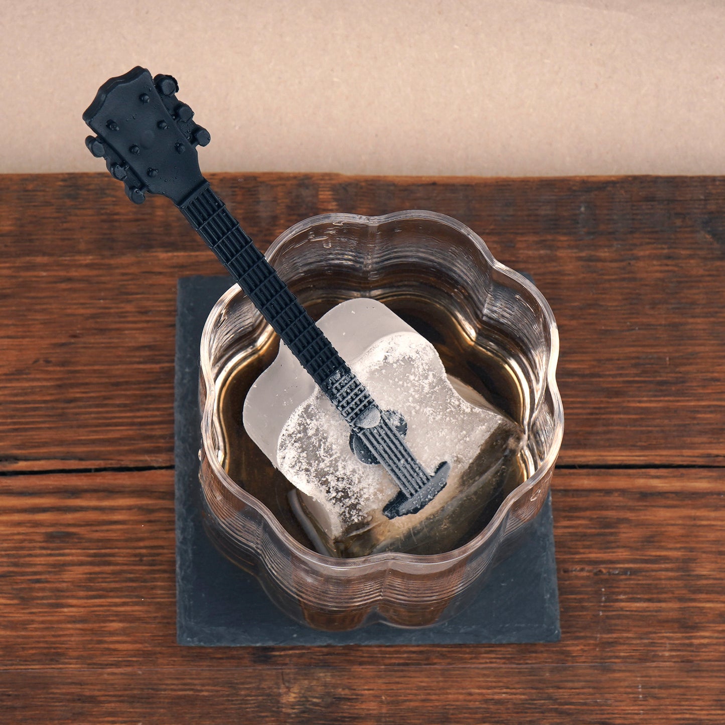 Dapper Chap Set Of 3 Guitar Ice Moulds | In Gift Box | Barware | Gift Boxed | Drink Accessory