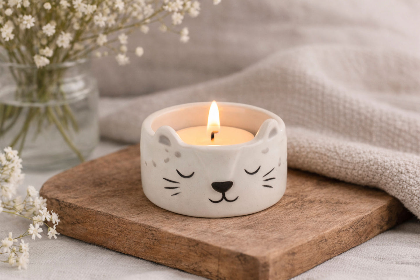 Send With Love Leopard Tealight Holder | In Gift Box | Home Decor | Homeware
