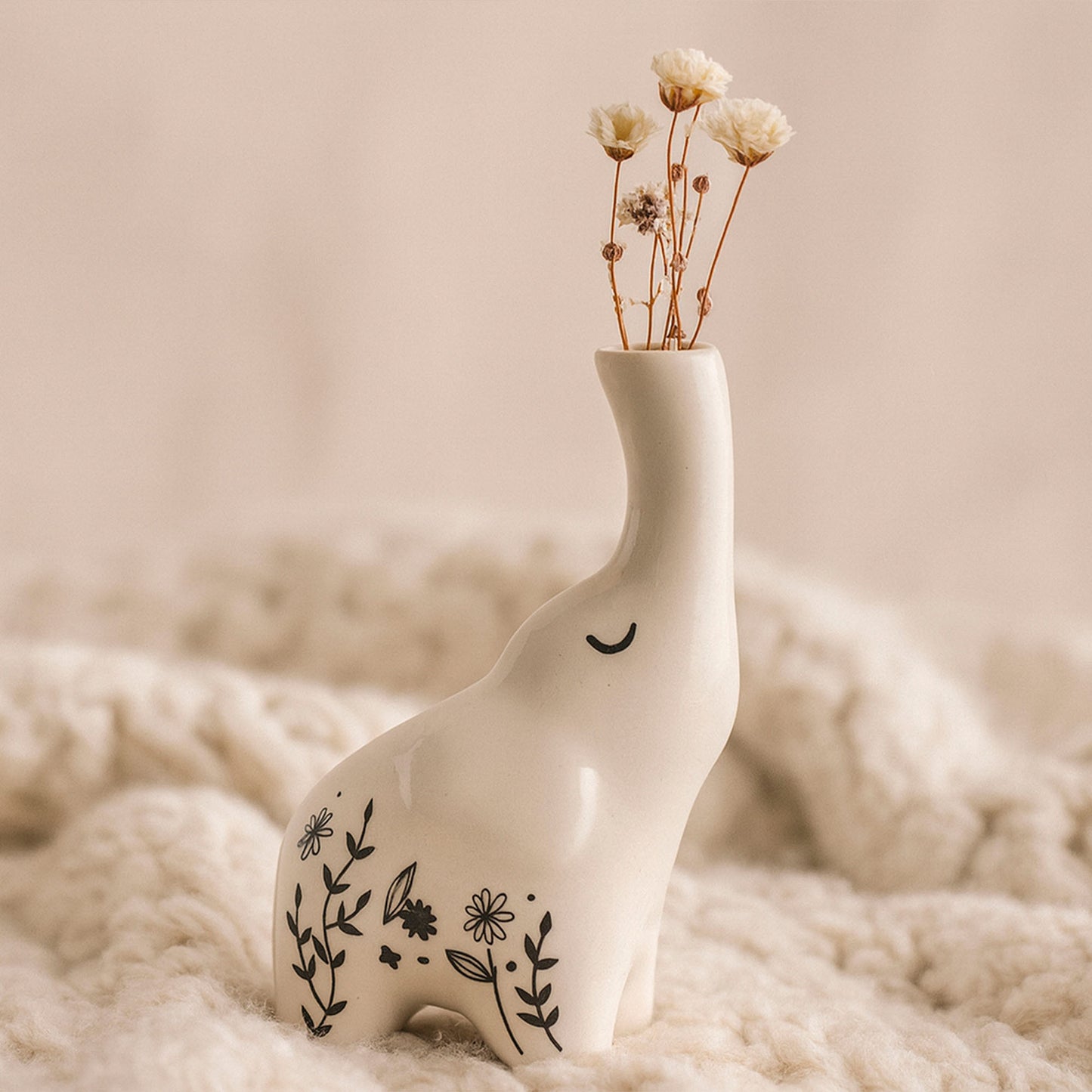 Send With Love Elephant Bud Vase | In Gift Box | Home Decor | Homeware